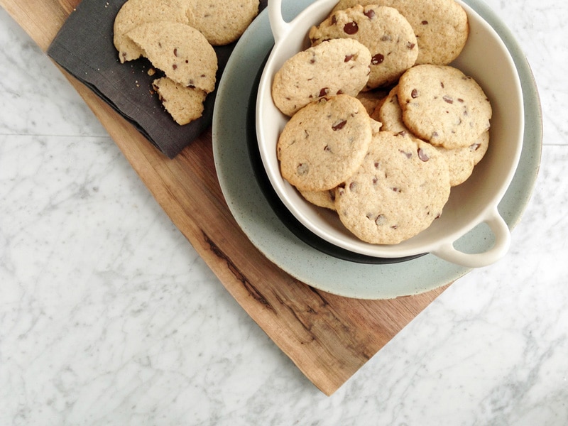 Multigrain chocolate chip cookies (dairy-free)