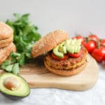 Vegan Sweet Potato Chickpea Burger | Gluten-Free, Soy-Free