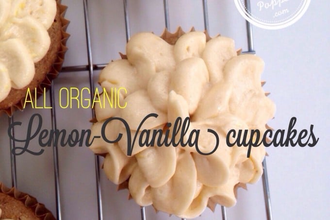 Healthy Lemon Vanilla Cupcakes (dairy-free)