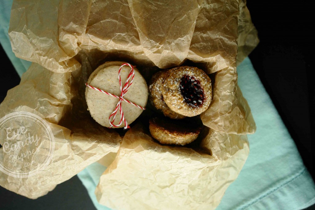 Almond Raspberry Thumbprint Cookies (vegan, paleo, gluten-free, no sugar added)